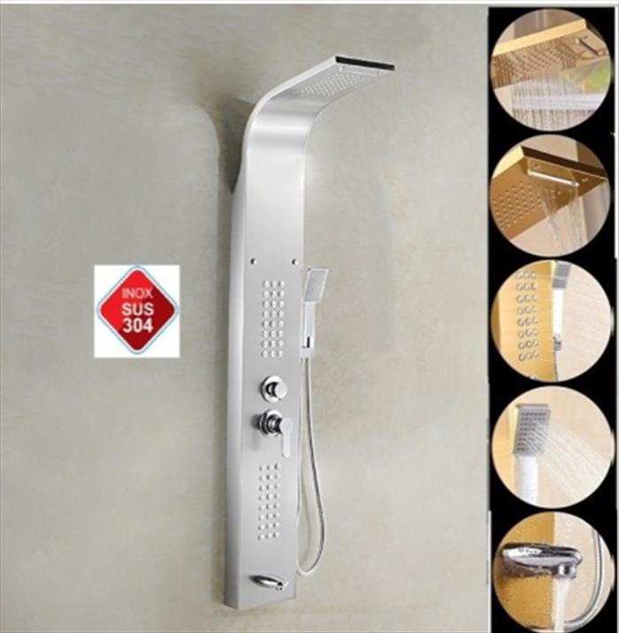 Sen cây thuyền massage inox  bạc